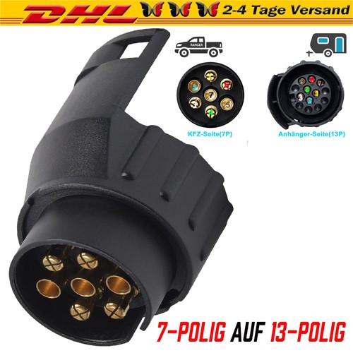 Adapter kurz polig pkw - 7/13,